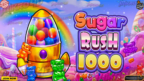 Slot Sugar Rush 1000: Ledakan Gula-Gula, Warna-Warni, dan Jackpot Manis